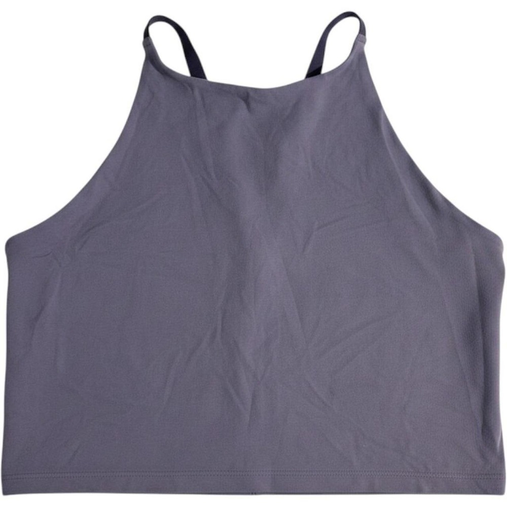 Athleta Womens High Neck Athletic Tank Top Purple Built-in Bra S